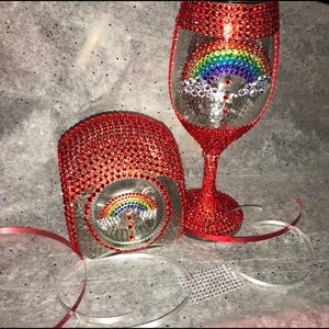 Bling glassware